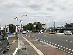国道10号旧道分岐部