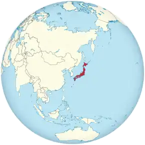 日本の位置