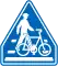 横断歩道・自転車横断帯 (407の3)