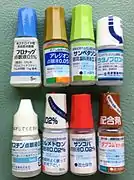 日本の保険適用品の目薬