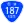 国道187号標識