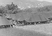 南朝鮮の日本人引き揚げ者収容キャンプ（1946年・月不明）