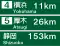 方面及び距離 (106-B)