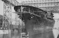 1925年4月進水後 呉海軍工廠