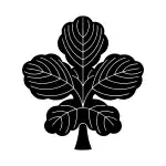 「輪」などがない構成「梶の葉（かじのは）」