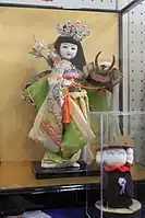 八重垣姫を題材にした日本人形
