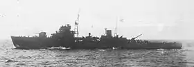 公試中の新南(1944年10月16日、東京湾)