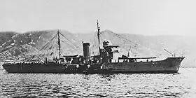新造時の「鴎」(1929年9月、呉)#写真日本の軍艦第14巻p.74
