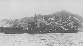 新造時の「那沙美」(1934年、呉)#写真日本の軍艦第14巻p.85