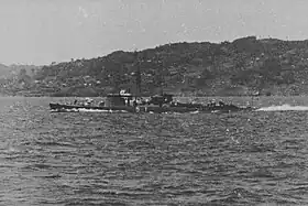 1938年頃、朝鮮半島沿岸で行動中の第51号駆潜艇#写真日本の軍艦第13巻p.157、上写真の解説