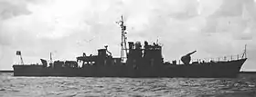 完成直前の第六十号駆潜艇(1944年3月18日、新潟沖)