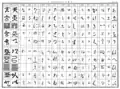 ケンペル 平仮名50音表