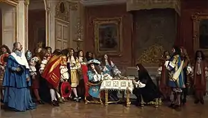 『ルイ14世とモリエール』(1862)