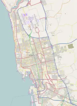ジッダ地図の位置図