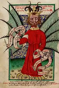 贖宥状を売る聖職者が悪魔として描かれている。ルター登場前(1490年から1510年頃)のもの。