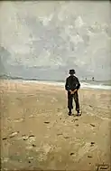 海岸の少年