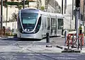 エルサレムで試運転中のCitadis 302