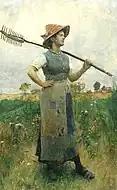 田園の少女
