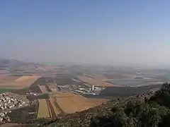 ナザレト・イリットから見るエズレル平野