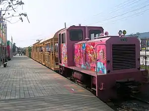 佳里糖廠の観光用列車