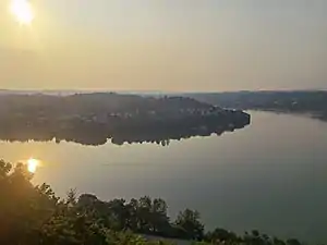 四川省広安市武勝県付近を流れる嘉陵江