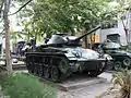 実物展示されている戦車
