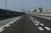 内回り本線流入部