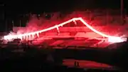 神宮球場の仕掛け花火