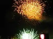神宮球場の打ち上げ花火