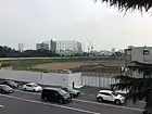 2016年9月17日撮影明治神宮外苑アイススケート場より見る（着工3か月前）