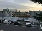 2016年10月31日撮影明治神宮外苑アイススケート場前より見る（着工2か月前）