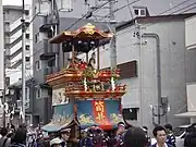 筒井町天王祭の神皇車（2012年6月）
