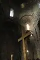聖堂内部の十字架