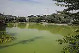 地蔵池（2012年9月、北緯35度3分29.1秒 東経136度58分11.7秒﻿ / ﻿北緯35.058083度 東経136.969917度﻿ / 35.058083; 136.969917）。