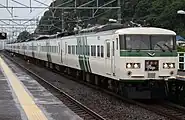 0番台緑の斜めストライプ3本
