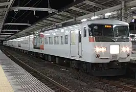 臨時化後の「ムーンライトながら」（2013年12月15日 浜松駅）
