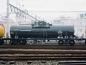 タキ3700形、タキ3762ダイセル化学工業所有車(撮影:蘇我駅)