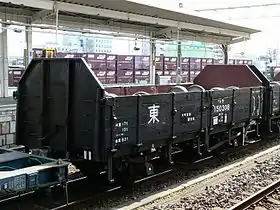 JR貨物のトラ45000形、コトラ1503082007年、土浦駅