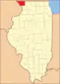 1839年にキャロル郡の設立で現在の領域になった