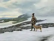 「サーミと犬」