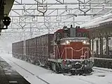 DE10 1598（原色・寒冷地仕様）2012年12月28日高岡駅
