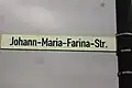 Johann Maria Farina Street on Cologne
