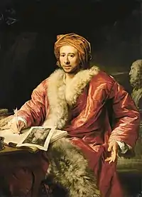 ヨハン・ヨアヒム・ヴィンケルマンの肖像　1768年