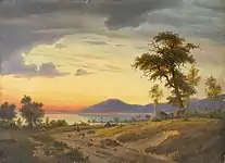 ライン河畔の風景