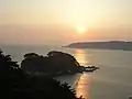 浄土ヶ浜からの朝日
