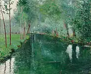 " The river Epte, Giverny"  (1887)