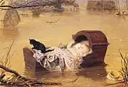 洪水(1870年・マンチェスター市立美術館収蔵)