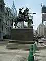 フィラデルフィア市役所前の彫像