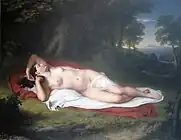 ジョン・ヴァンダーリン『ナクソス島に眠るアリアドネ』(1808年-1812年) フィラデルフィア、ペンシルベニア美術アカデミー所蔵