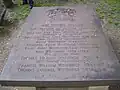 ジョン・ウィンスロップ(1649年没)の墓。